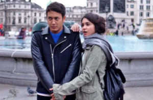 michelle ziudith dimas anggara london love story