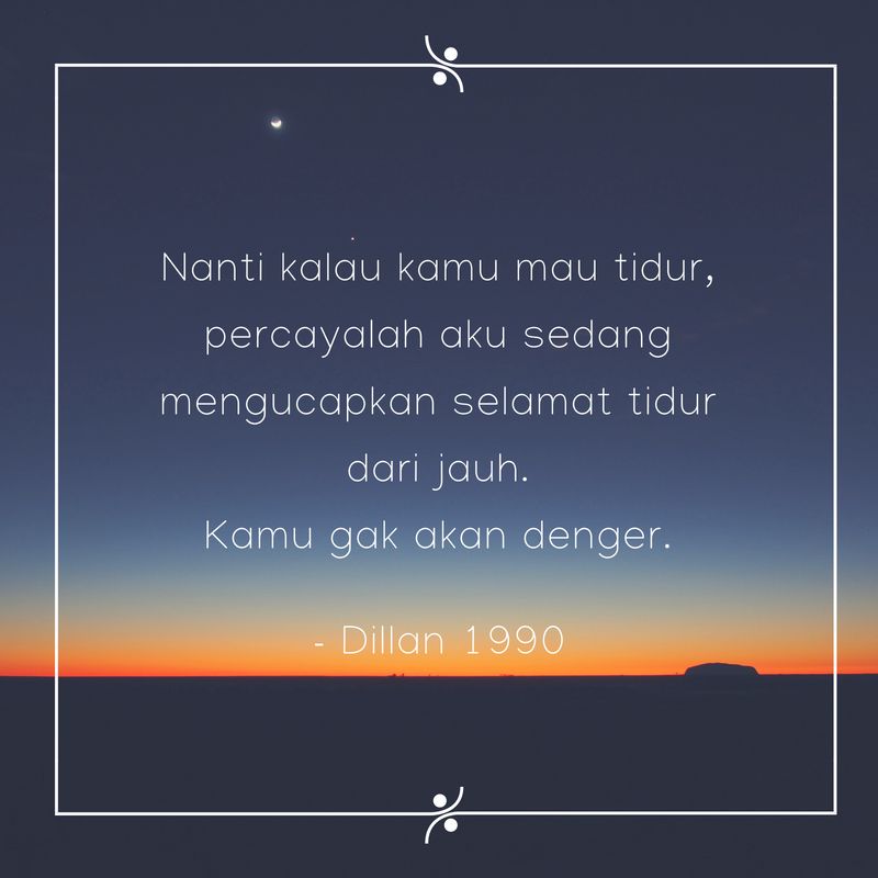 kata-kata romantis dilan