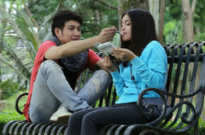 michelle ziudith dimas anggara london love story